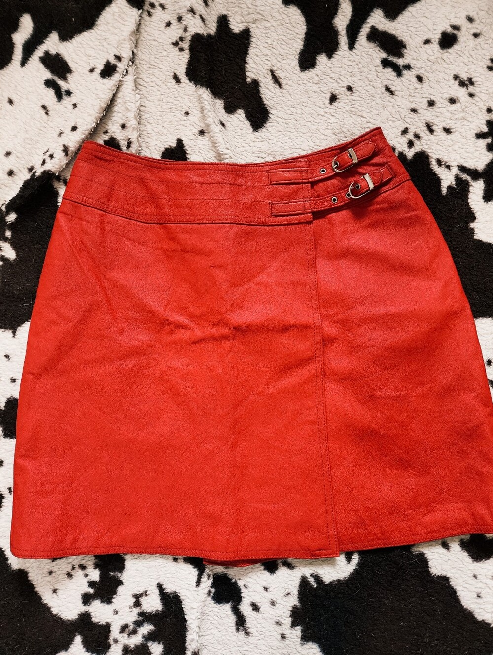 "NEWPORT NEWS" WOMEN'S 90'S/Y2K MINI SKIRT - RED